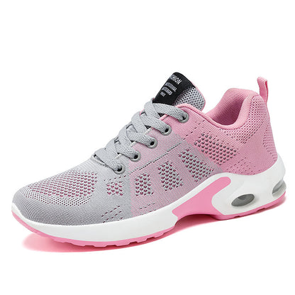 Women's Breathable Mesh Running Shoes with Air Cushion