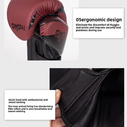 Professional Boxing Gloves – Competition Grade with Three-Layer Composite Liner | 6oz to 12oz