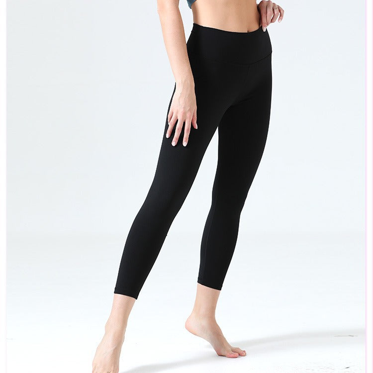 Women's High-Waist Naked-Feel Leggings – Sculpting, Quick-Dry, 12 Colors