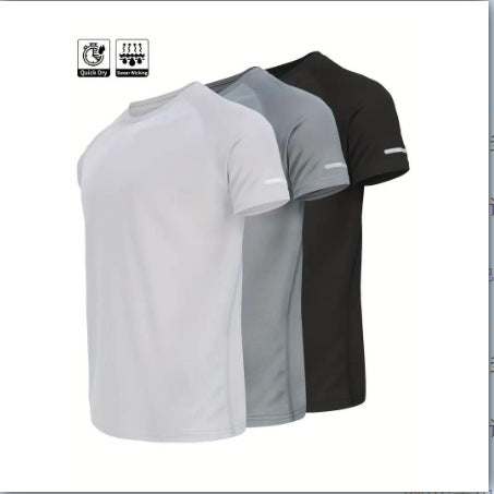 Men's Slim-Fit Quick-Dry Training T-Shirt