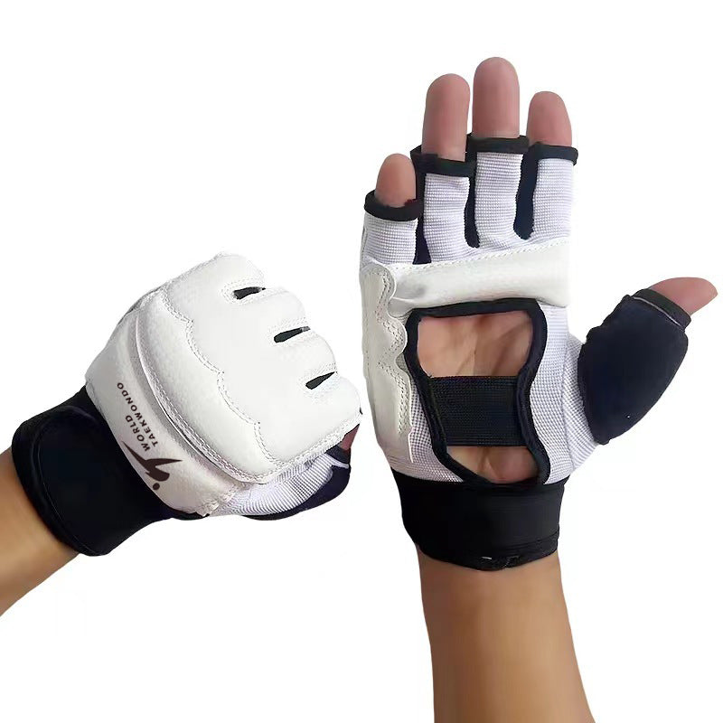 MMA Half-Finger Grappling Gloves – Wrist Support for Training & Sparring