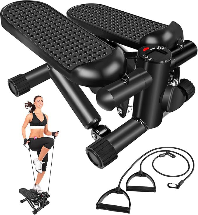 Adjustable Resistance Home Stepper – Cardio Climber with Digital Display