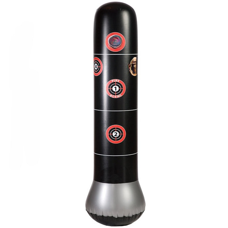 Thickened Inflatable Boxing Column – Freestanding Punching Bag for Home Fitness