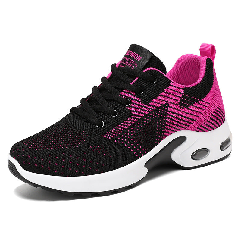Women's Breathable Mesh Running Shoes with Air Cushion