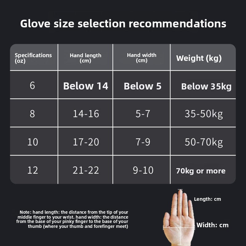 Professional Boxing Gloves – Training Set with Wrist Strap & Carry Bag | 6oz to 14oz