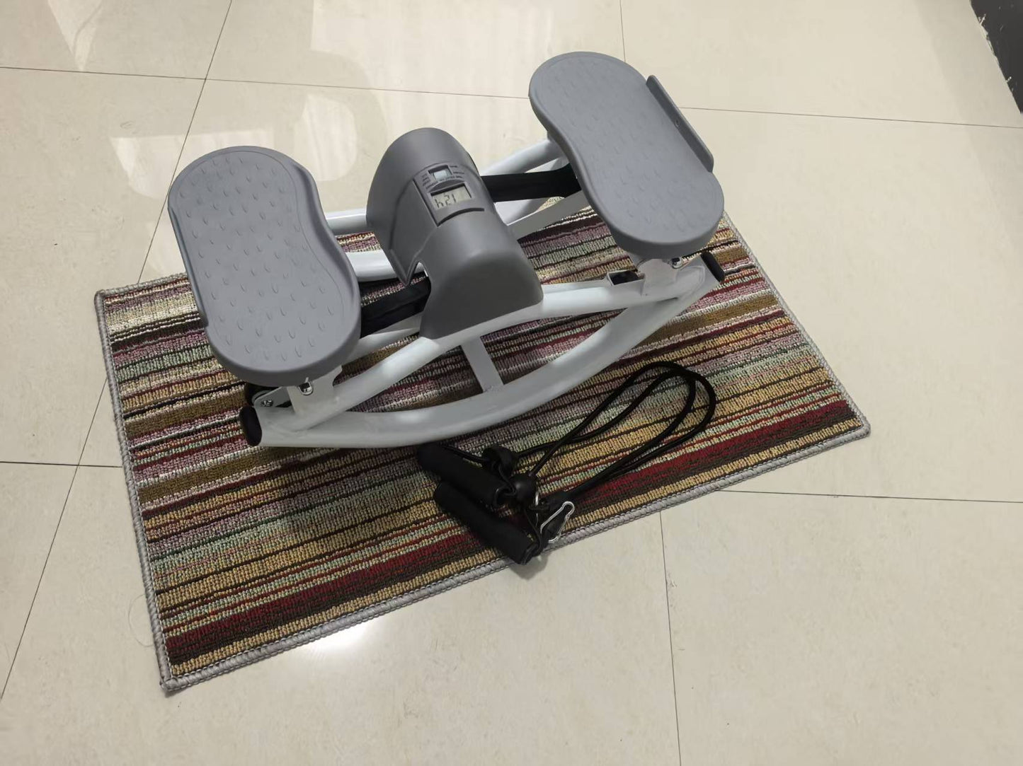 U-Shaped Home Swing Stepper – Compact Cardio Machine for Legs & Glutes