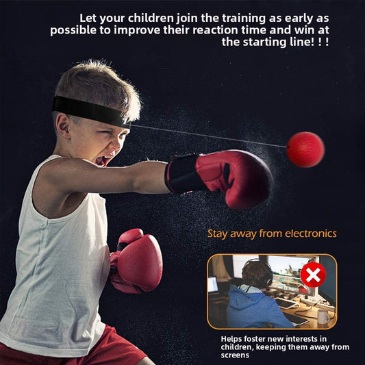 Reflex Boxing Ball with Headband – Speed Training & Hand-Eye Coordination Tool