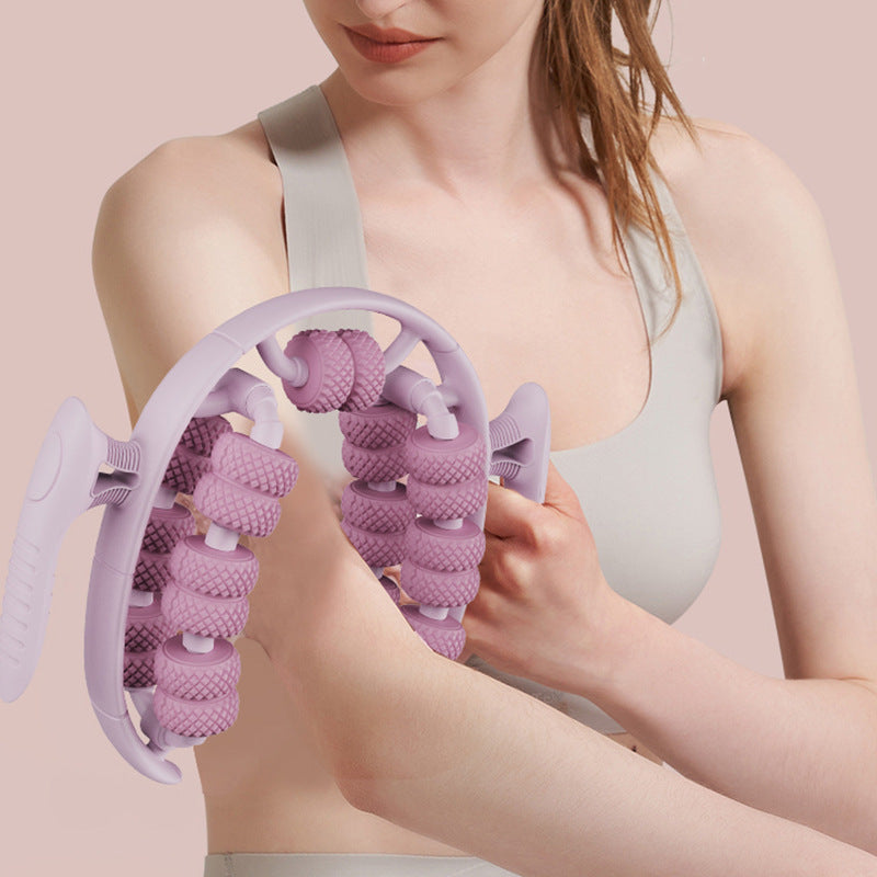 26-Wheel Leg Massager Yoga Roller