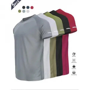 Men's Slim-Fit Quick-Dry Training T-Shirt