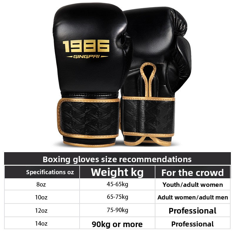 Premium Boxing Gloves – Super Fiber & Latex Adult Professional Training Equipment | 8oz to 14oz