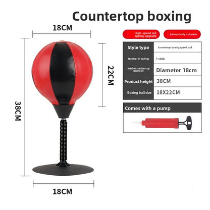 Boxing Speed Ball Set – Reflex Punching Bag with Gloves & Tumbler Base