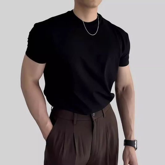 Men's Slim-Fit Stretch Muscle Training T-Shirt