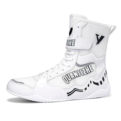 Professional Wrestling & Boxing Training Shoes – Non-Slip Breathable Combat Sports Footwear