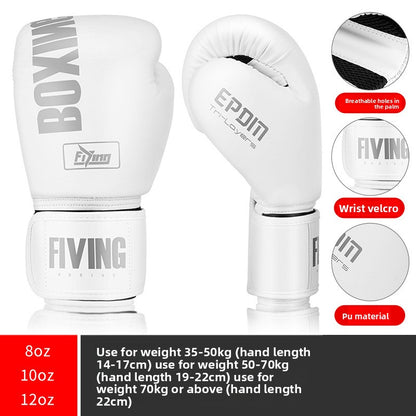 Professional Boxing Gloves – Training Set with Wrist Strap & Carry Bag | 6oz to 14oz