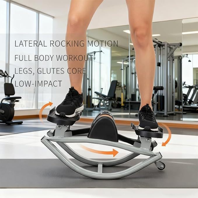 Low Impact Side Stepper – Joint-Friendly Cardio Machine with Digital Display