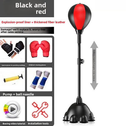 Adjustable Freestanding Boxing Speed Ball – Professional Home Training Punching Bag