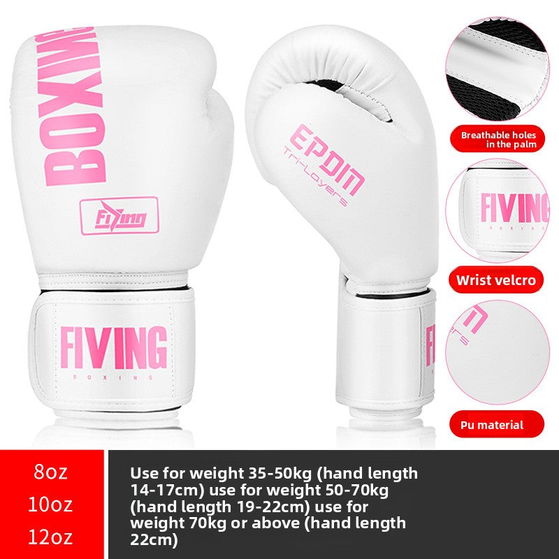 Professional Boxing Gloves – Training Set with Wrist Strap & Carry Bag | 6oz to 14oz