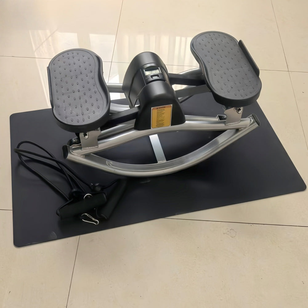 U-Shaped Home Swing Stepper – Compact Cardio Machine for Legs & Glutes