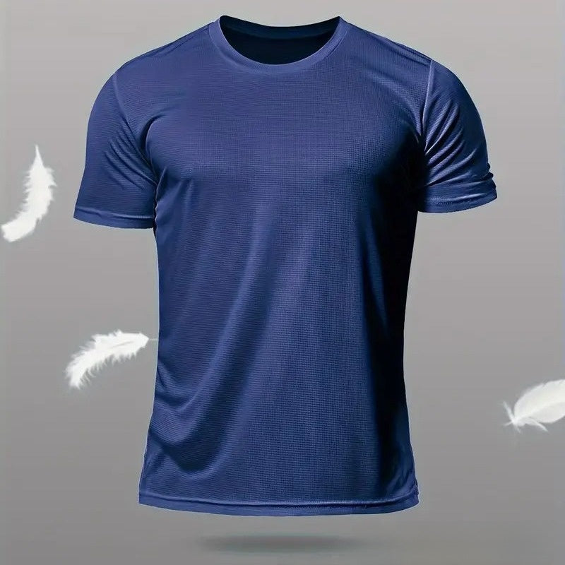 Men's Loose-Fit Quick-Dry Fitness Training T-Shirt