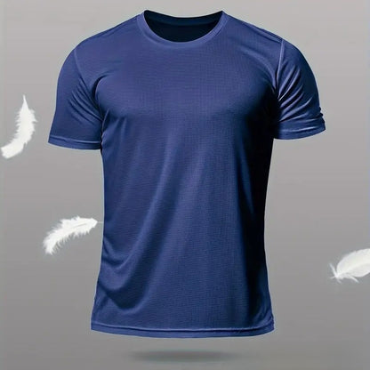 Men's Loose-Fit Quick-Dry Fitness Training T-Shirt