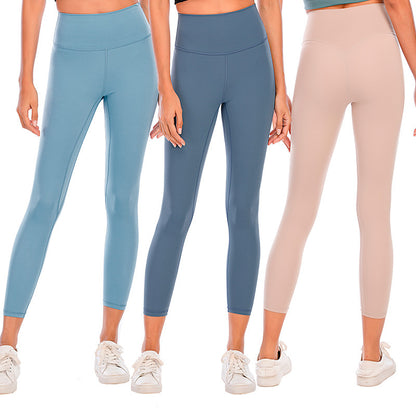 Women's High-Waist Naked-Feel Leggings – Sculpting, Quick-Dry, 12 Colors