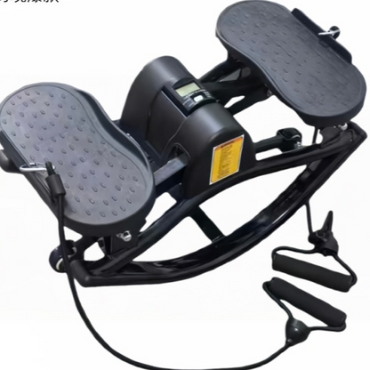 U-Shaped Home Swing Stepper – Compact Cardio Machine for Legs & Glutes