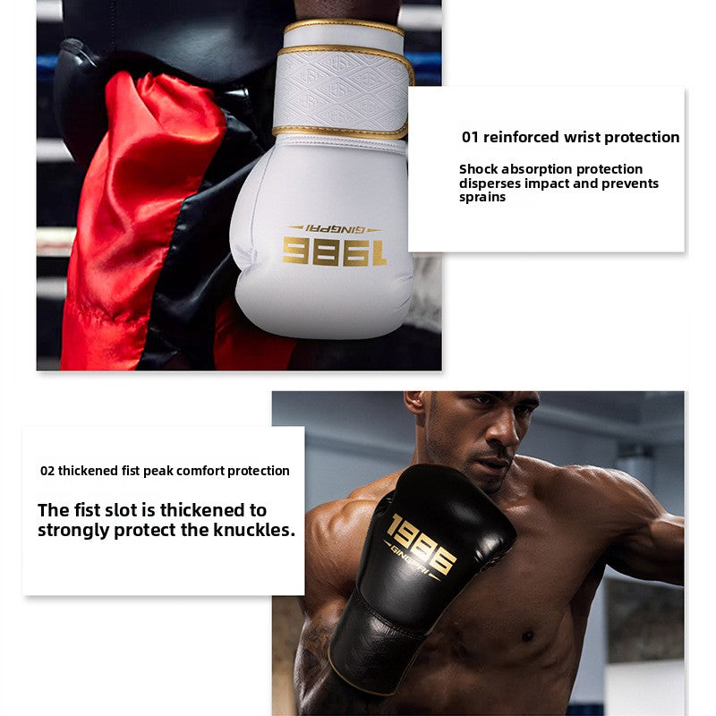Premium Boxing Gloves – Super Fiber & Latex Adult Professional Training Equipment | 8oz to 14oz