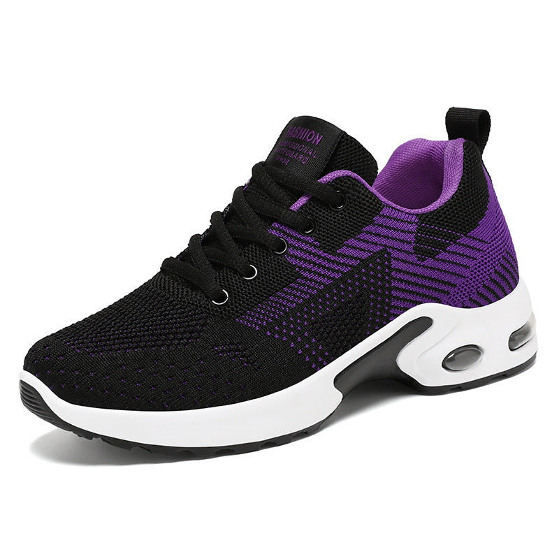 Women's Breathable Mesh Running Shoes with Air Cushion