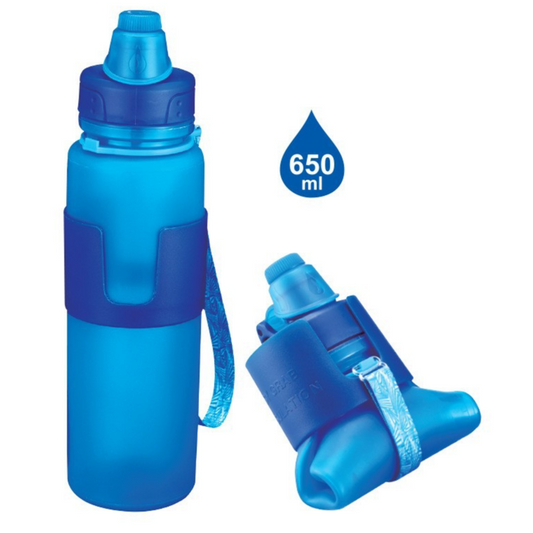 Foldable Silicone Sports Water Bottle Large Capacity