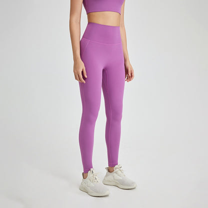 Women's Seamless Peach-Lift Yoga Leggings – Back Pocket, 17 Colors