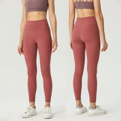 Women's High-Waist Naked-Feel Leggings – Sculpting, Quick-Dry, 12 Colors