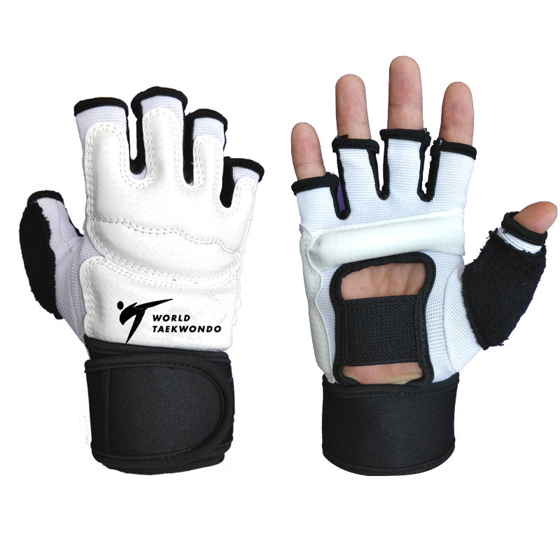 MMA Half-Finger Grappling Gloves – Wrist Support for Training & Sparring