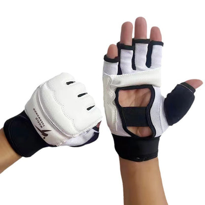 MMA Half-Finger Grappling Gloves – Wrist Support for Training & Sparring