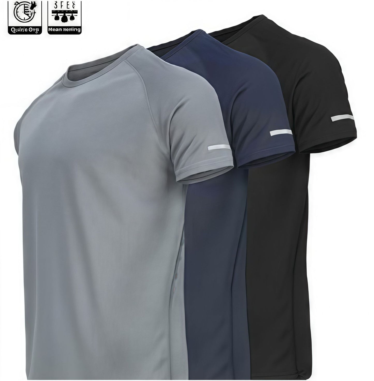 Men's Slim-Fit Quick-Dry Training T-Shirt