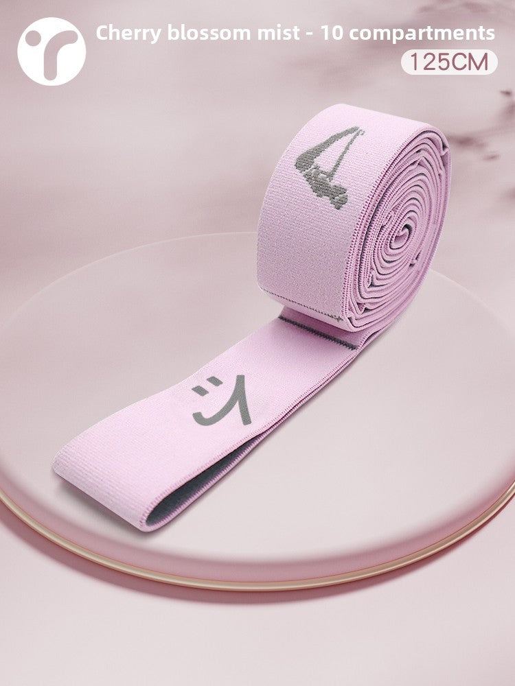 Adjustable Yoga Resistance Band – Strength Training & Stretching Tool | 10-12 Resistance Levels