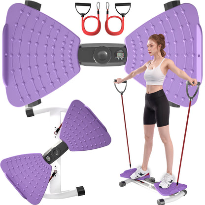 Low Impact Side Stepper – Joint-Friendly Cardio Machine with Digital Display
