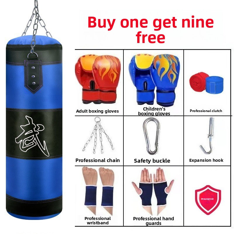 Heavy Duty Boxing Punching Bag – Oxford Cloth Hanging Bag for Professional Training