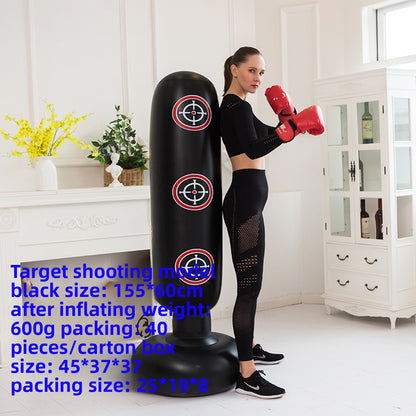 Self-Righting Inflatable Punching Bag – Freestanding Home Boxing Training Column
