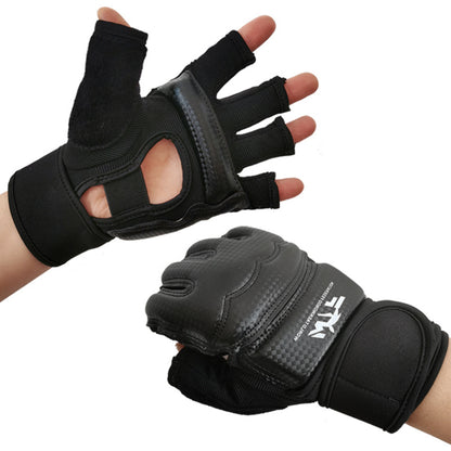MMA Half-Finger Grappling Gloves – Wrist Support for Training & Sparring