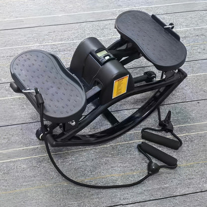 U-Shaped Home Swing Stepper – Compact Cardio Machine for Legs & Glutes