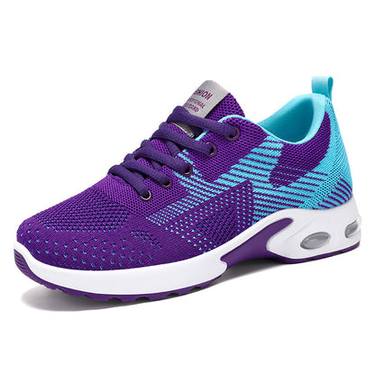 Women's Breathable Mesh Running Shoes with Air Cushion