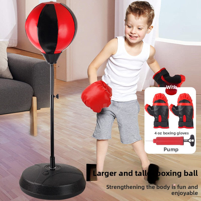Boxing Speed Ball Set – Reflex Punching Bag with Gloves & Tumbler Base