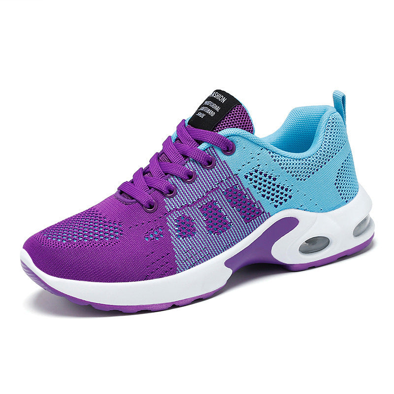 Women's Breathable Mesh Running Shoes with Air Cushion