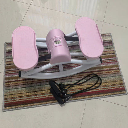 U-Shaped Home Swing Stepper – Compact Cardio Machine for Legs & Glutes