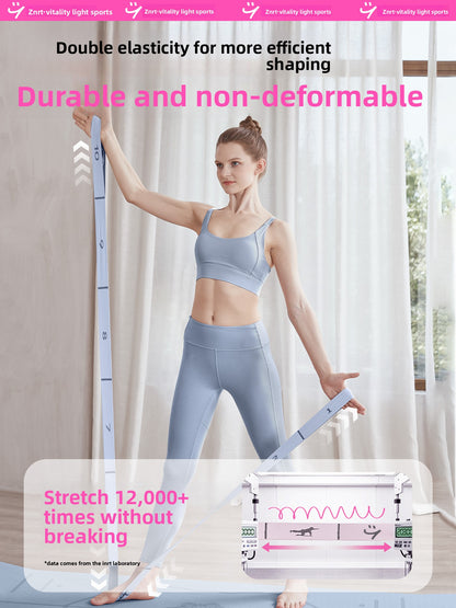 Adjustable Yoga Resistance Band – Strength Training & Stretching Tool | 10-12 Resistance Levels