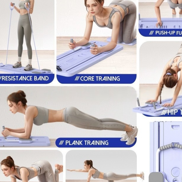 Multi-Function Fitness Board – 4-in-1 Balance & Core Training Platform