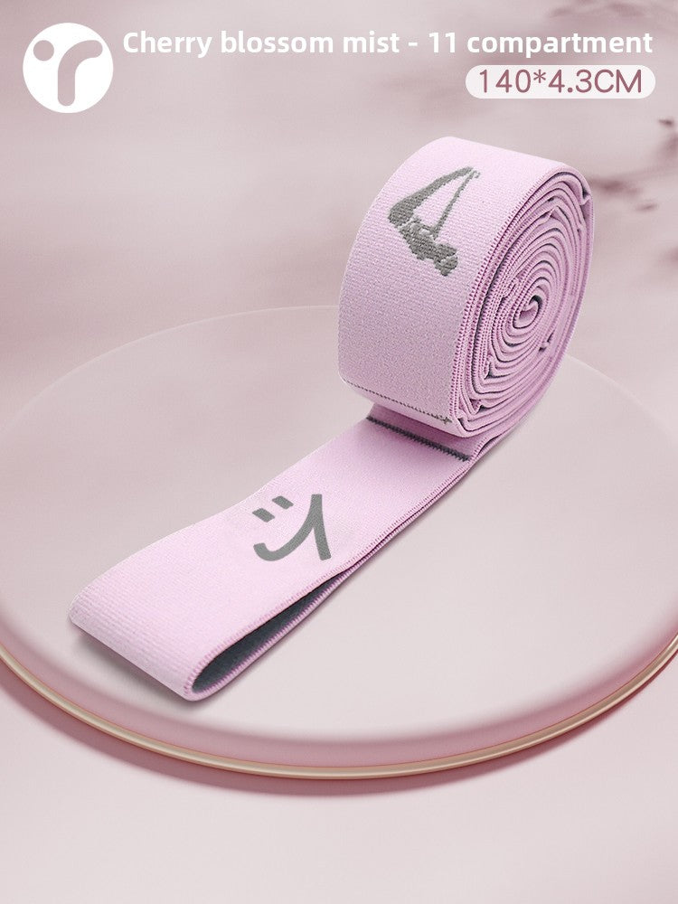 Adjustable Yoga Resistance Band – Strength Training & Stretching Tool | 10-12 Resistance Levels