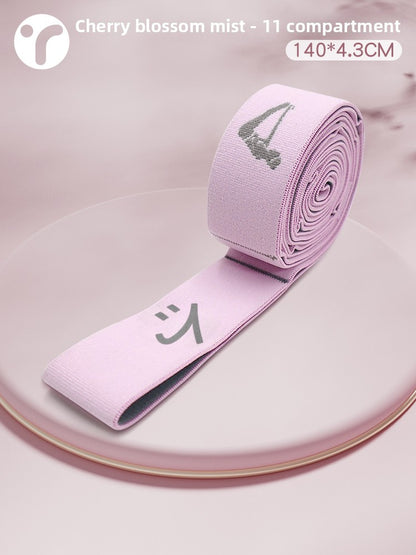 Adjustable Yoga Resistance Band – Strength Training & Stretching Tool | 10-12 Resistance Levels