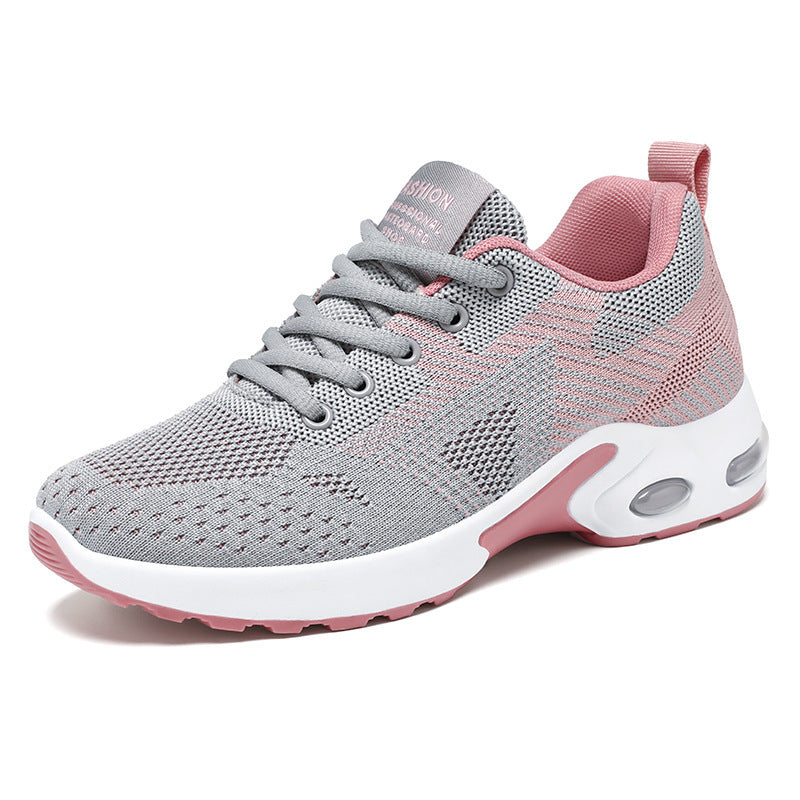 Women's Breathable Mesh Running Shoes with Air Cushion