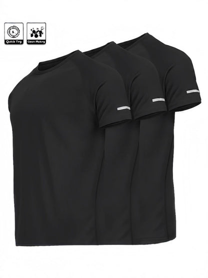 Men's Slim-Fit Quick-Dry Training T-Shirt